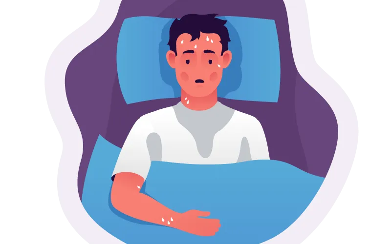 TB patient with night sweats 