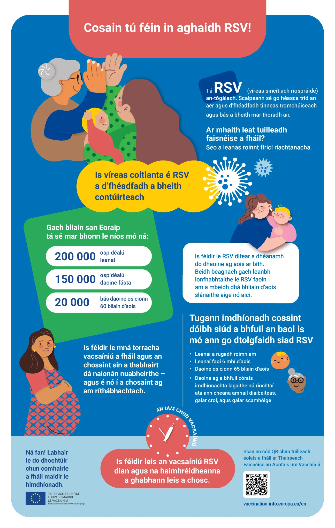 Cosain tú féin in aghaidh RSV!