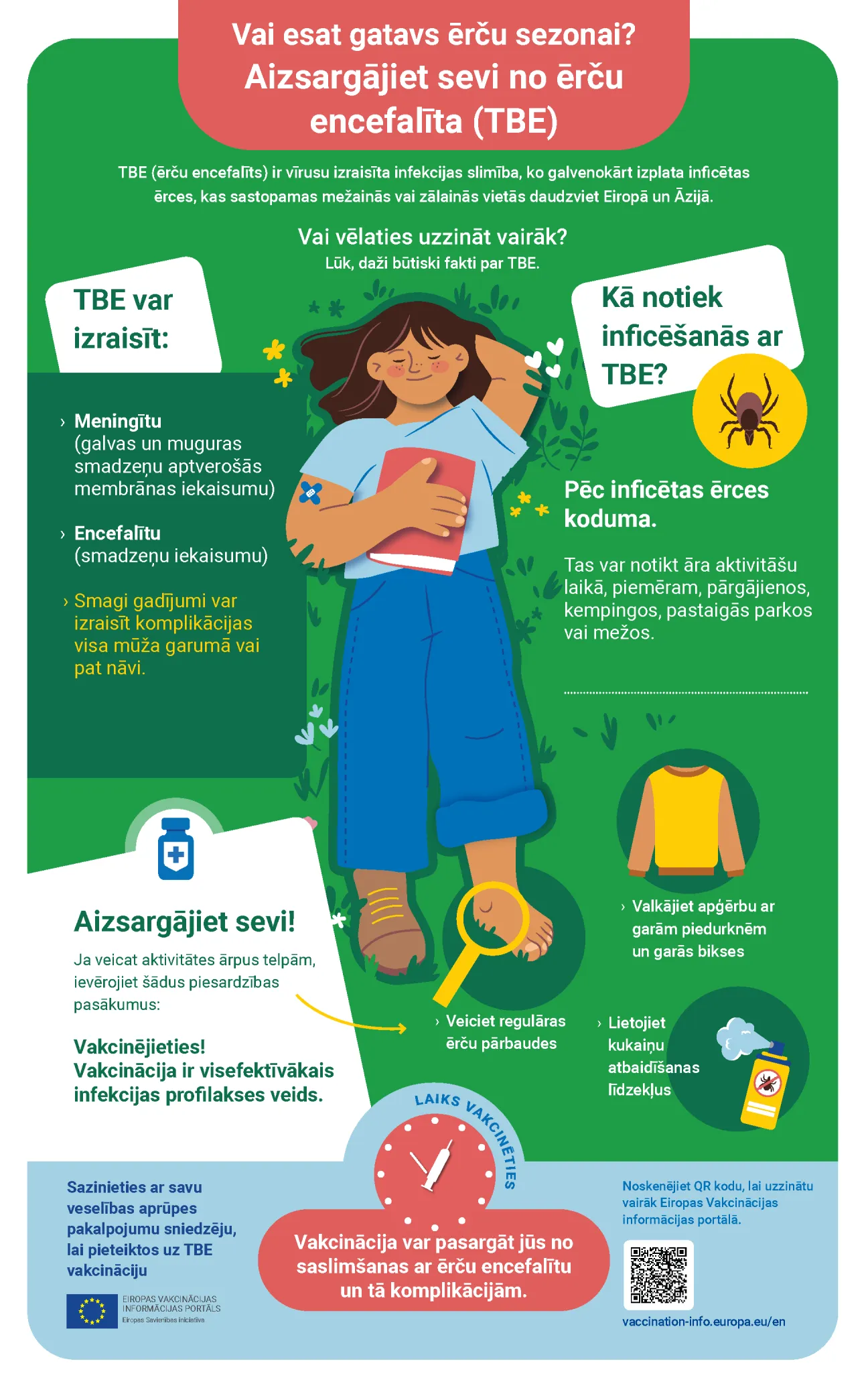 Vai esat gatavs ērču sezonai? Aizsargājiet sevi no ērču encefalīta (TBE)