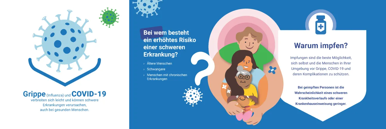 Lassen Sie sich gegen Grippe und COVID-19 impfen! 2