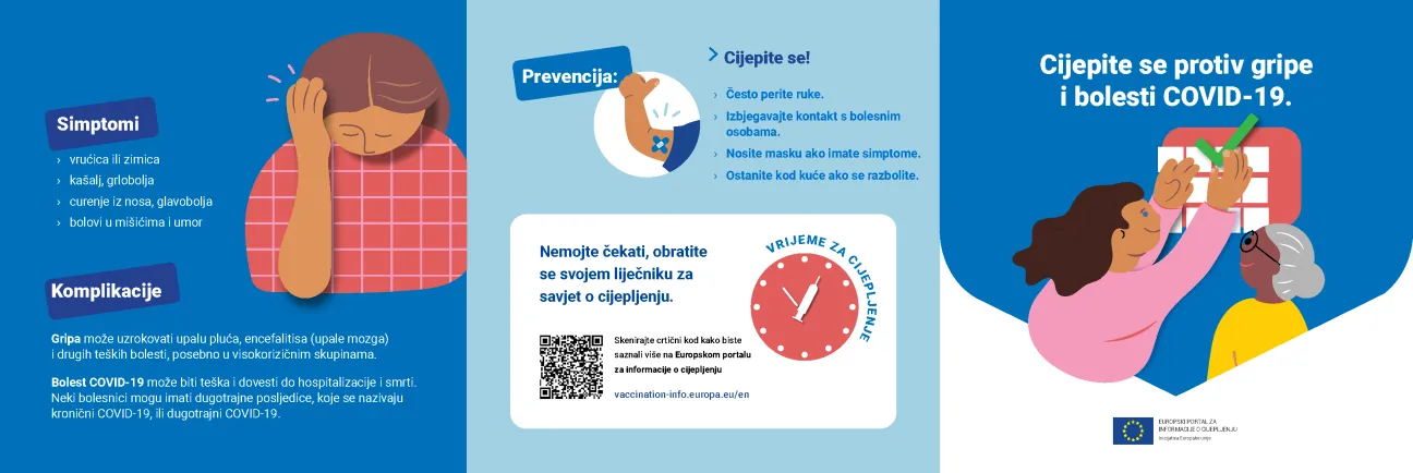Cijepite se protiv gripe i bolesti COVID-19
