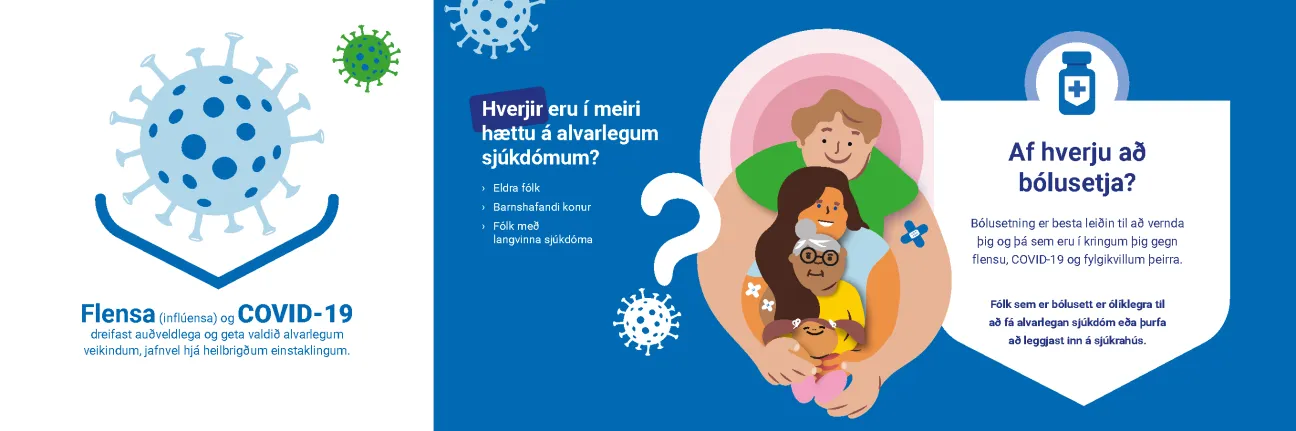 Láttu bólusetja þig gegn inflúensu og COVID-19! 2