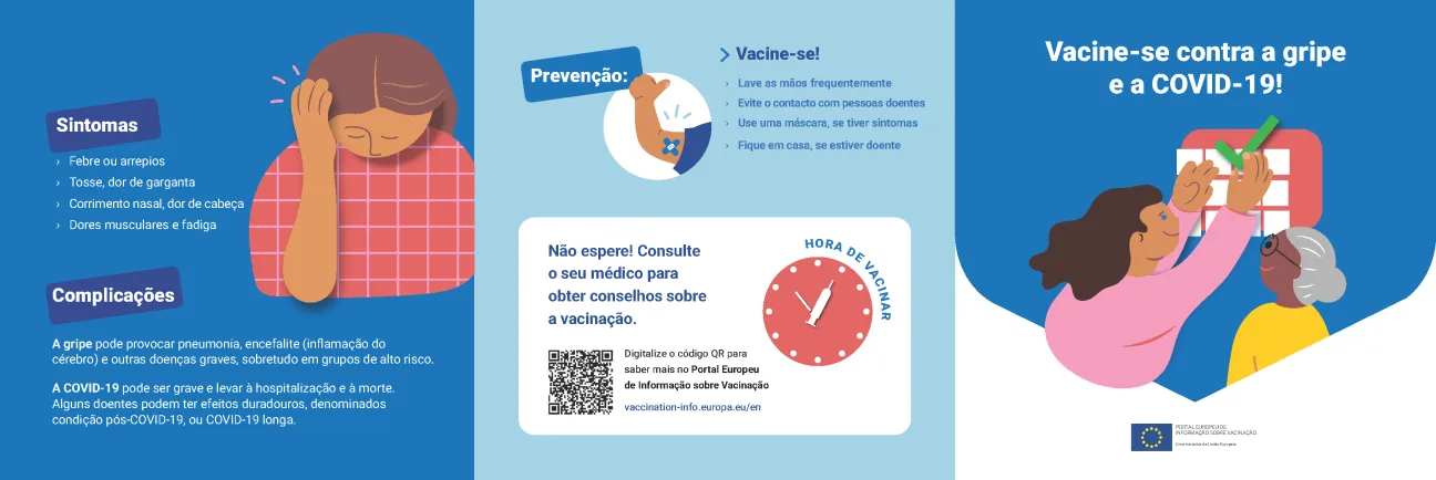 Vacine-se contra a gripe e a COVID-19!