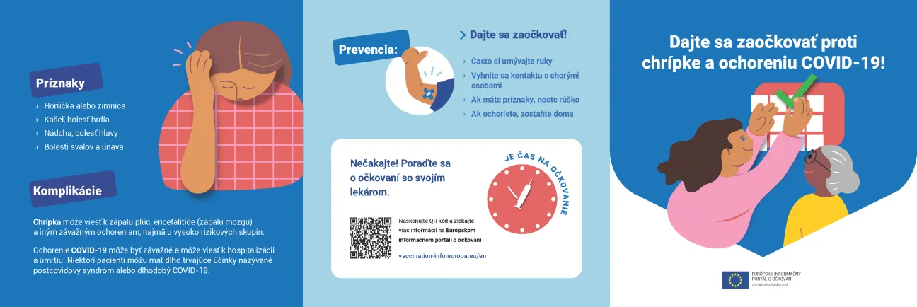 Dajte sa zaočkovať proti chrípke a ochoreniu COVID-19!