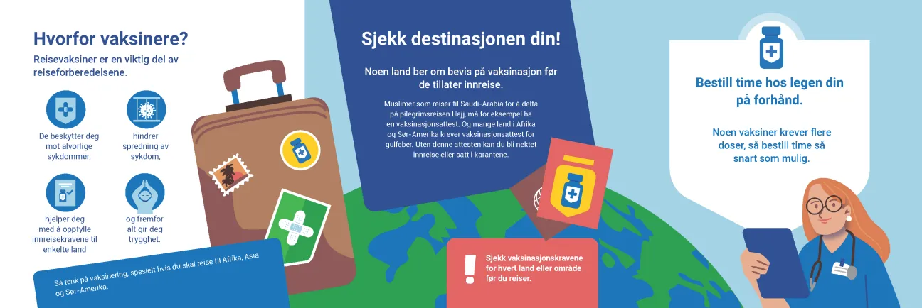 Skal du reise utenlands? Sjekk vaksinasjonsstatusen din! (2)
