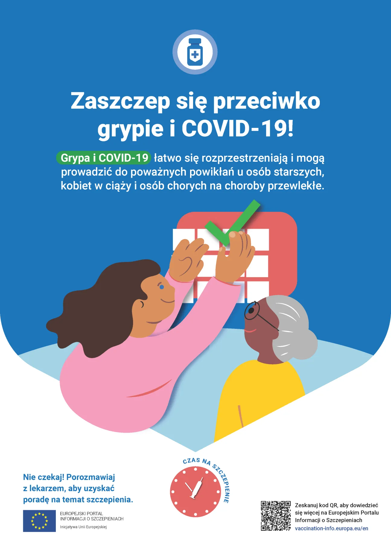 Zaszczep się przeciwko grypie i COVID-19!