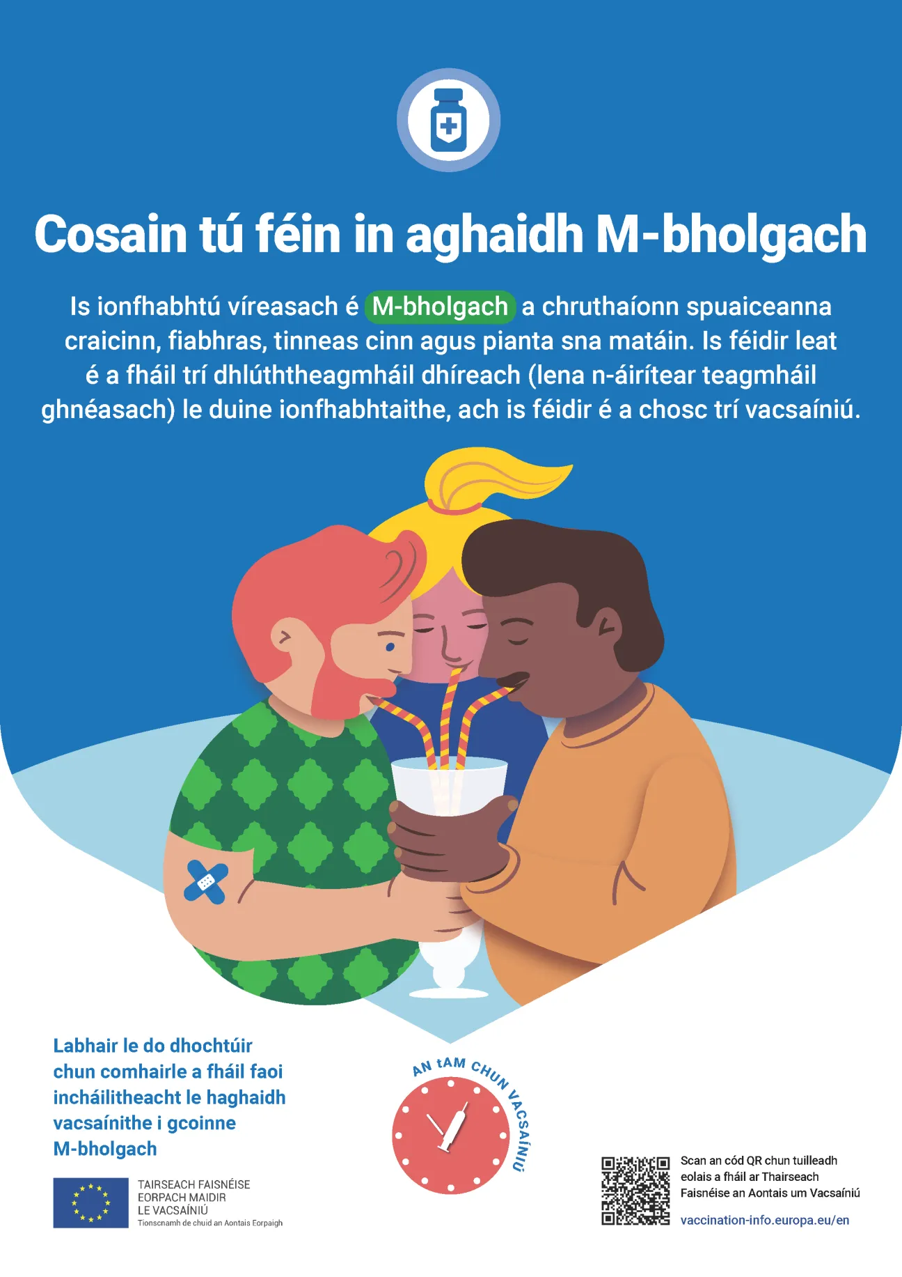 Cosain tú féin in aghaidh M-bholgach
