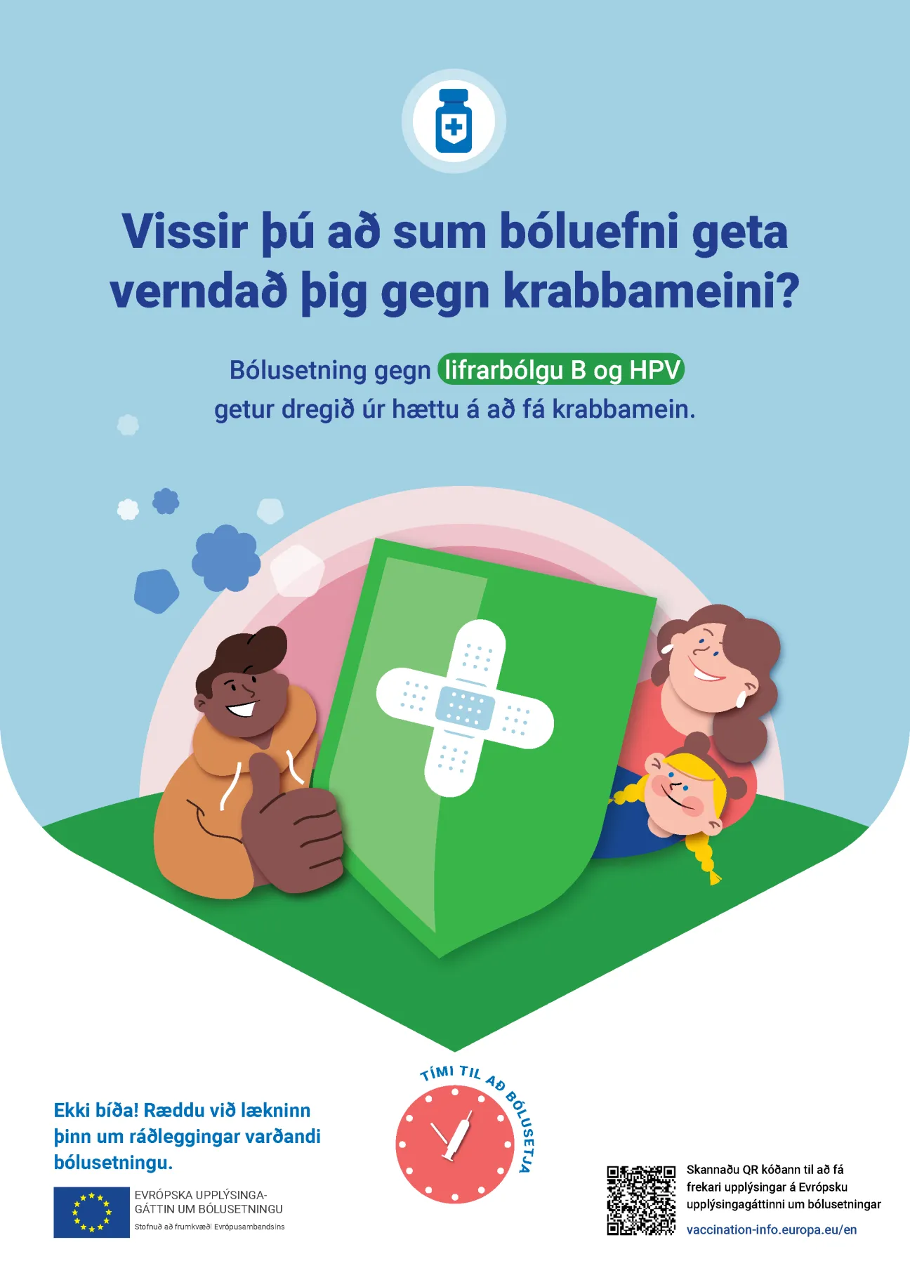 Vissir þú að sum bóluefni geta verndað þig gegn krabbameini?