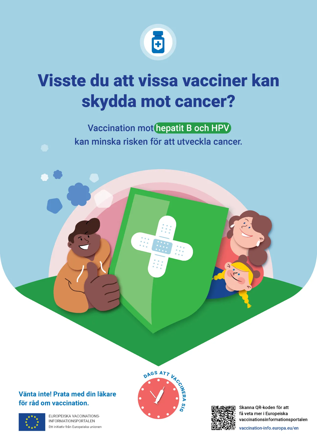 Visste du att vissa vacciner kan skydda mot cancer?