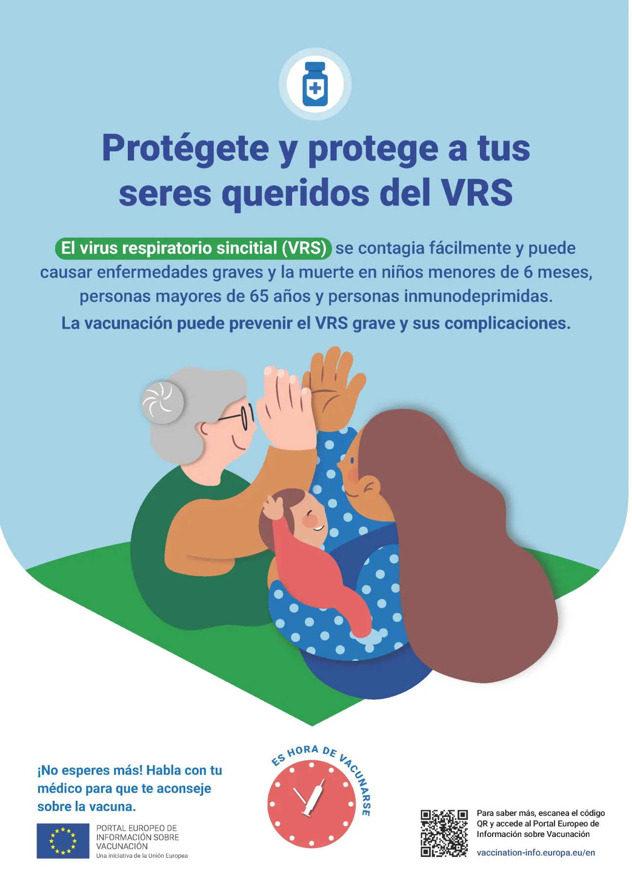 Protégete y protege a tus seres queridos del VRS