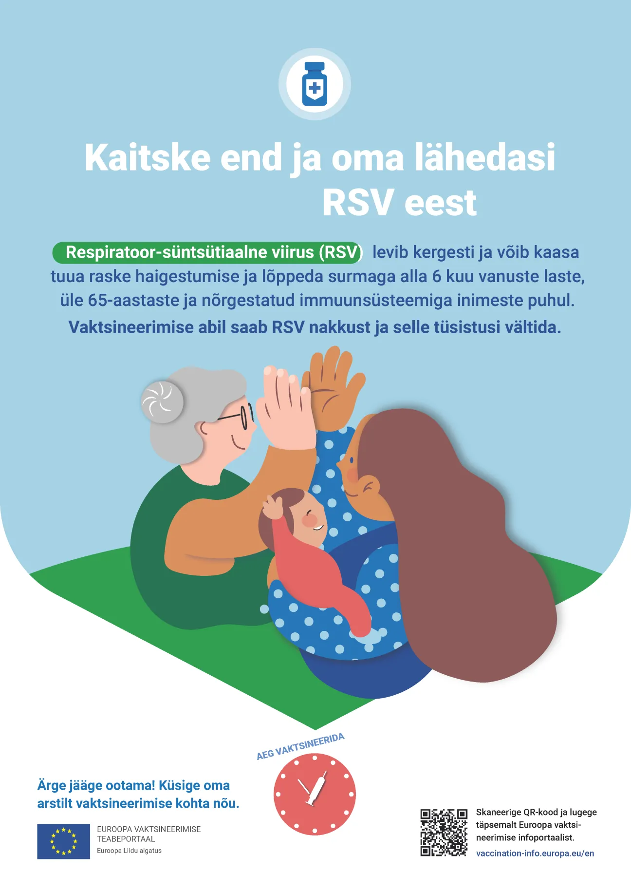 Kaitske ennast ja oma lähedasi RSV eest