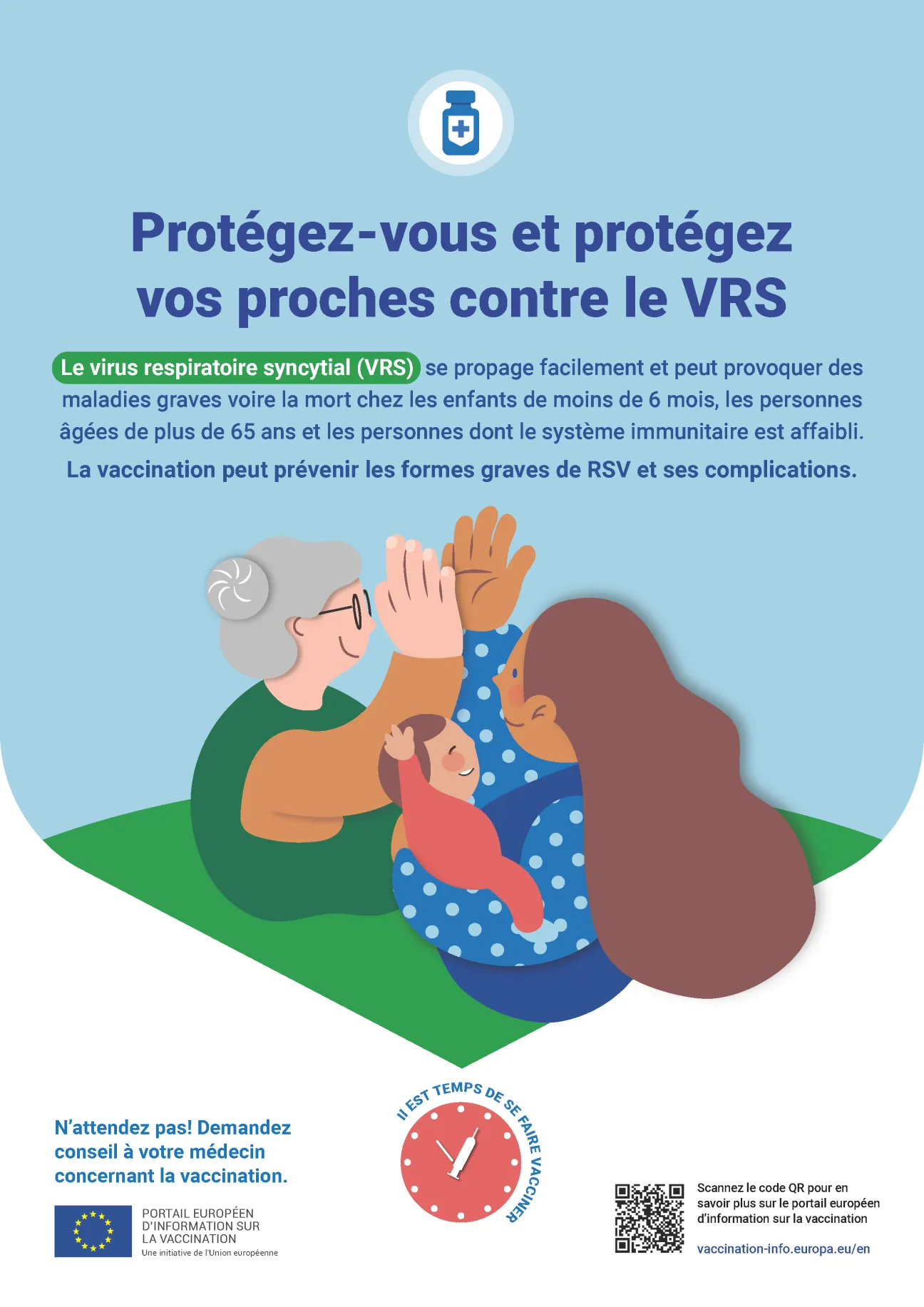 Protégez-vous et protégez vos proches contre le VRS