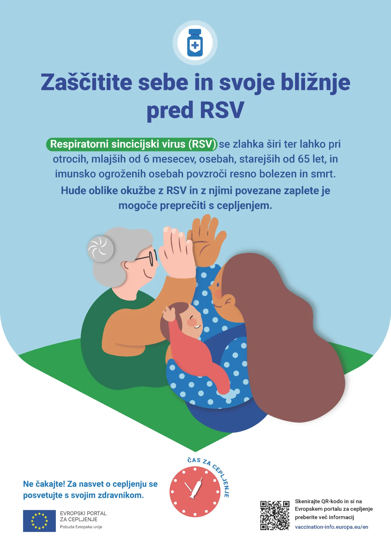 Zaščitite sebe in svoje bližnje pred RSV