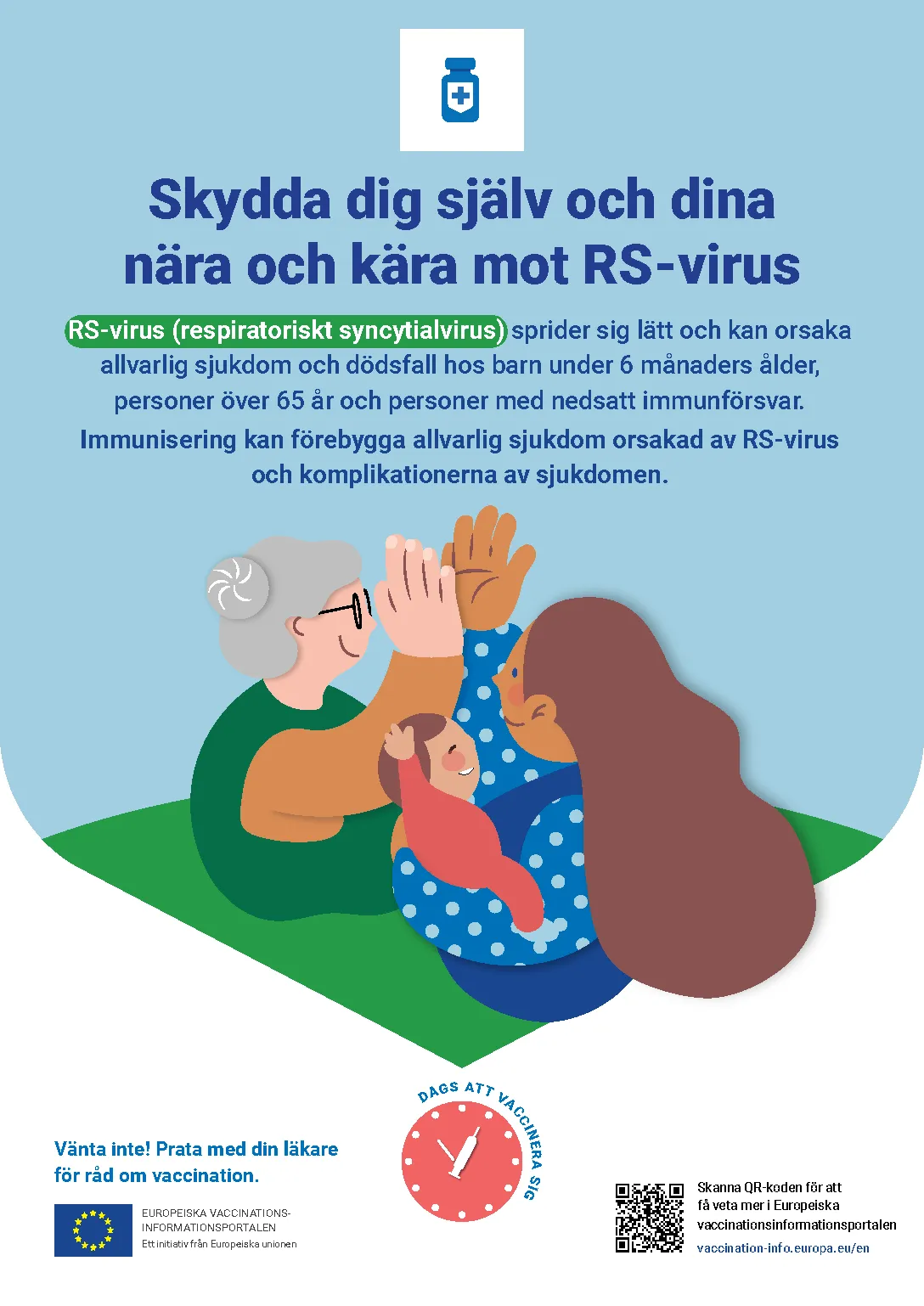 Skydda dig själv och dina nära och kära mot RS-virus