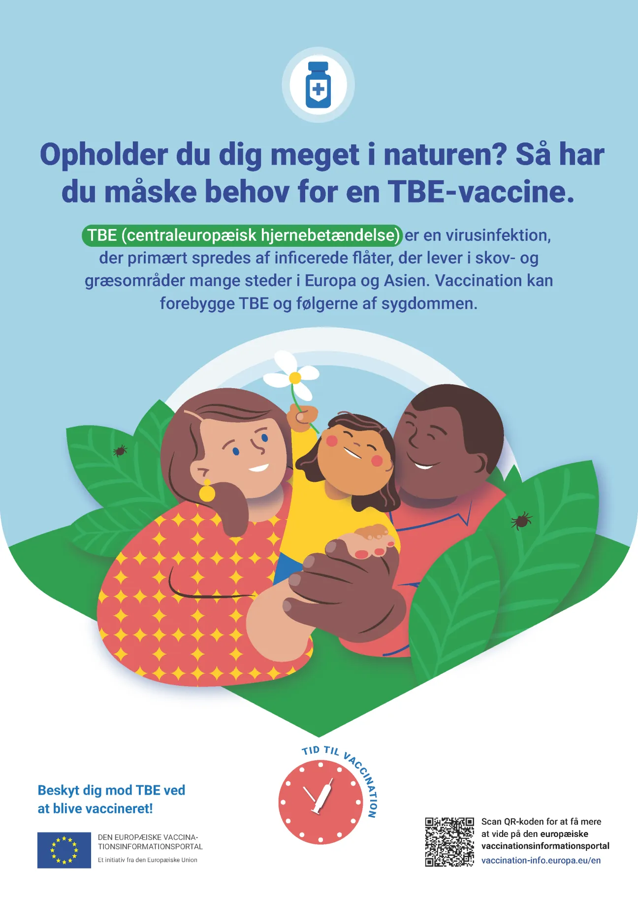 Opholder du dig meget i naturen? Så har du måske behov for en TBE-vaccine