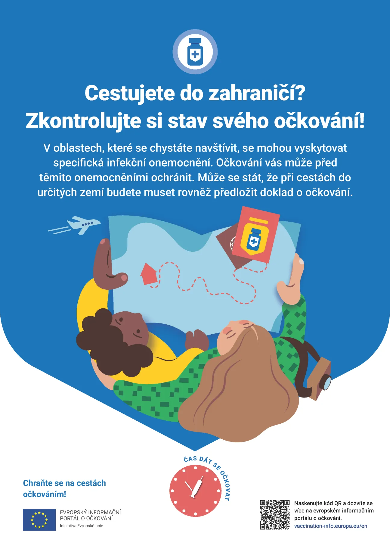 Cestujete do zahraničí? Zkontrolujte si stav svého očkování!
