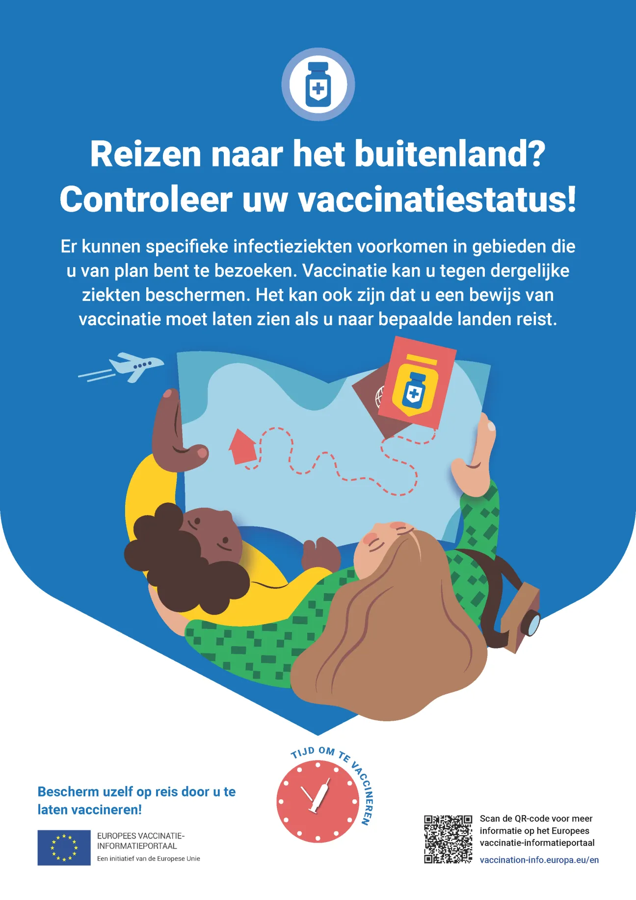 Reizen naar het buitenland? Controleer uw vaccinatiestatus!