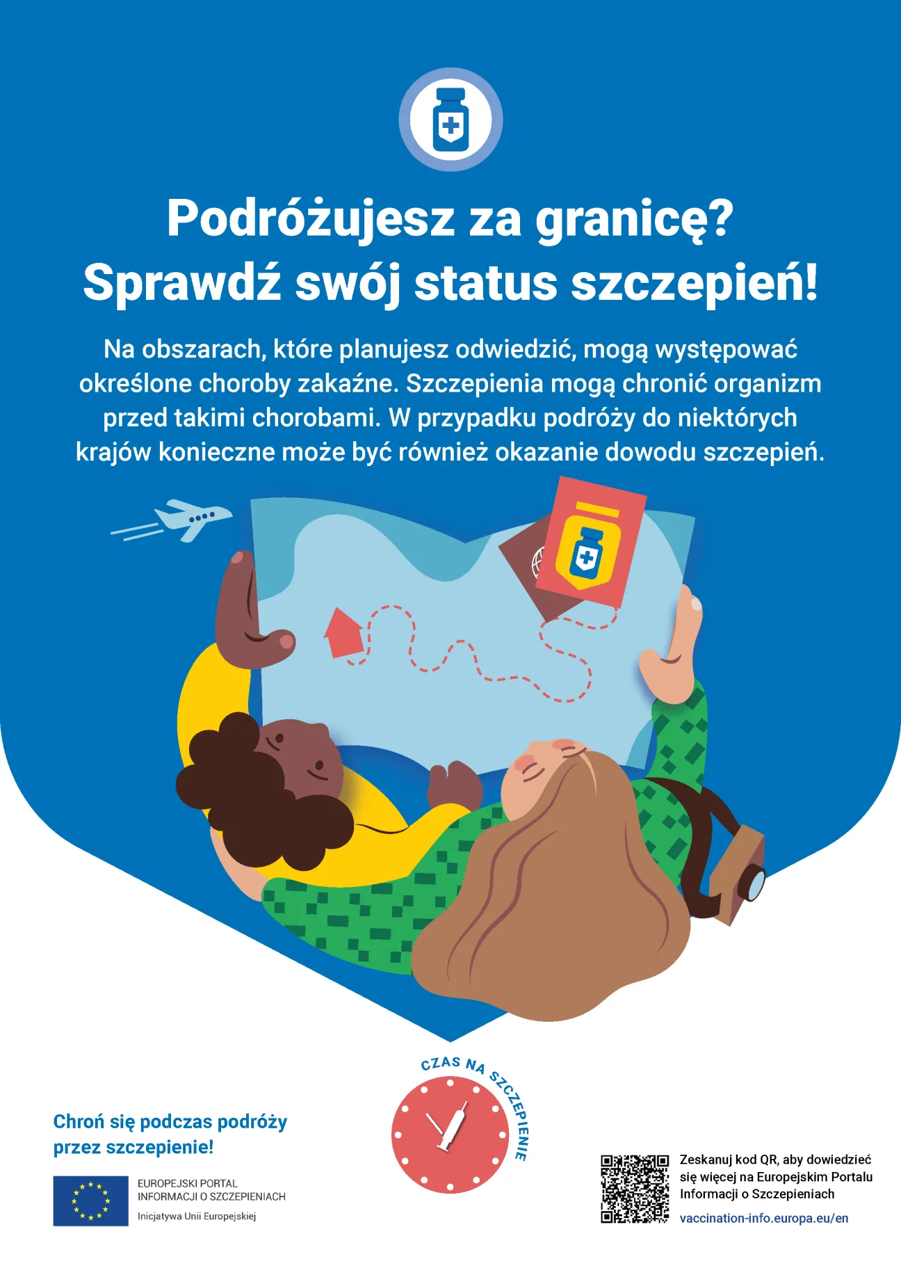 Podróżujesz za granicę? Sprawdź swój status szczepień!
