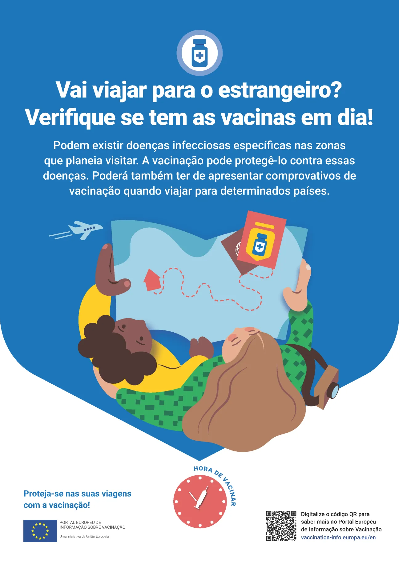 Vai viajar para o estrangeiro? Verifique se tem as vacinas em dia!