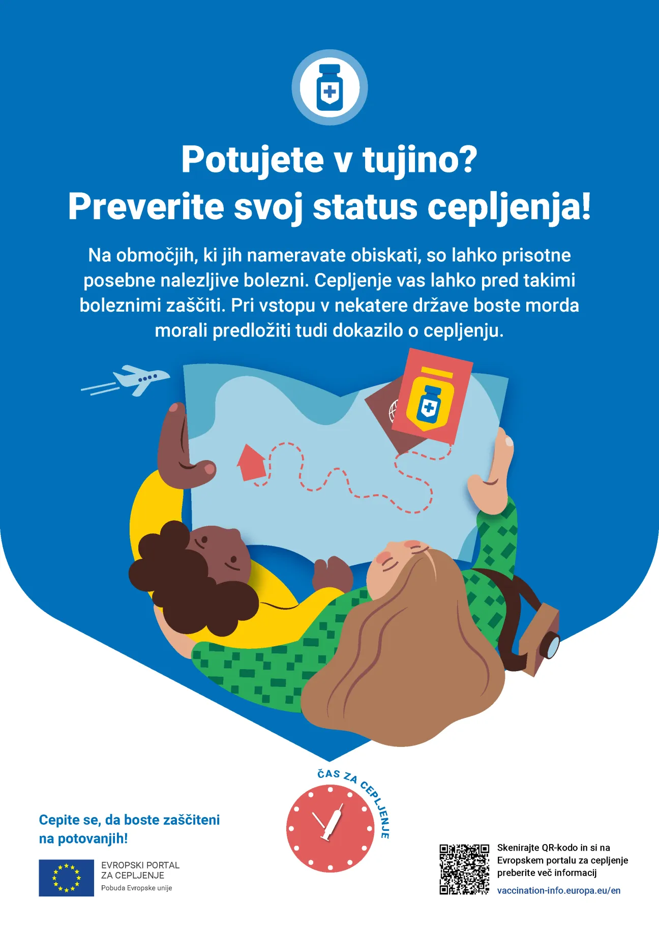 Potujete v tujino? Preverite svoj status cepljenja!