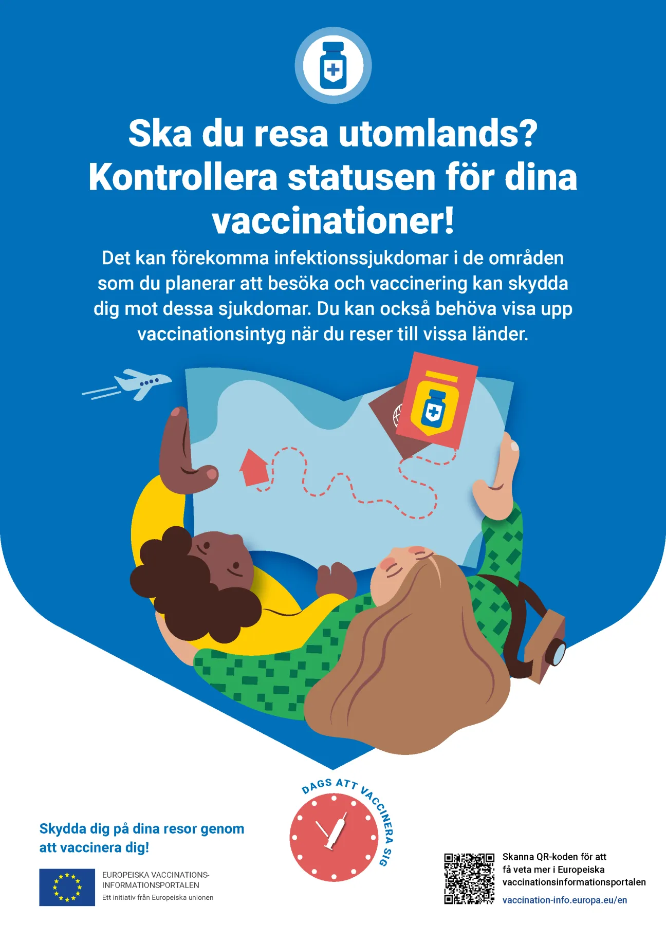 Ska du resa utomlands? Kontrollera statusen för dina vaccinationer!