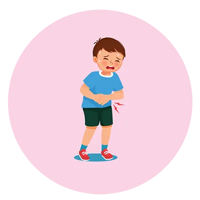 Image showing sick child