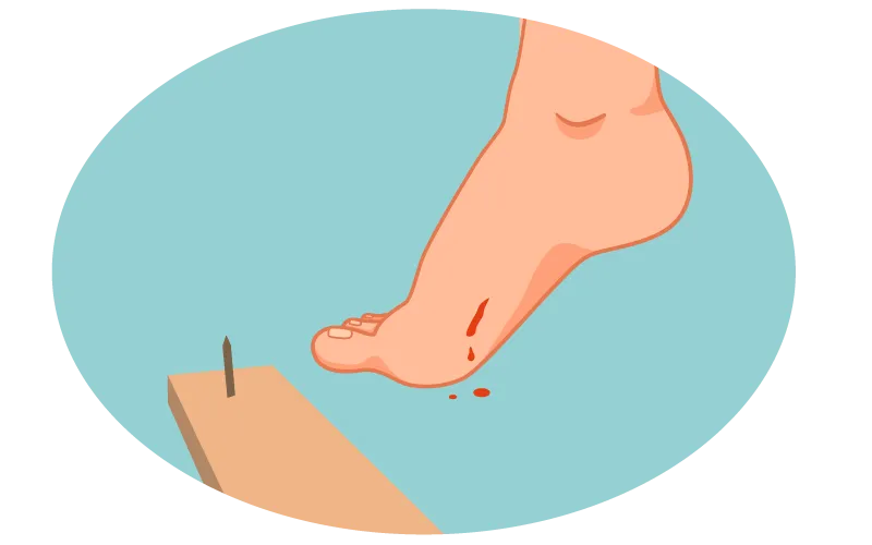 tetanus can spread through wounds