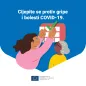 Cijepite se protiv gripe i bolesti COVID-19.
