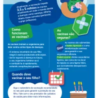 Porque devo vacinar o meu filho?