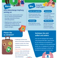 Impfungen schützen Sie ein Leben lang