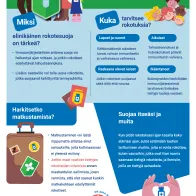 Rokotteet suojaavat koko elämän ajan