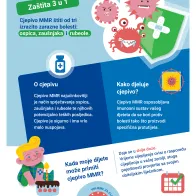 Ospice, zaušnjaci i rubeola. Tri bolesti, jedno cjepivo!