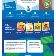 Ska du resa utomlands? Kontrollera statusen för dina vaccinationer!