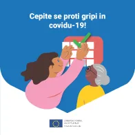 Cepite se proti gripi in covidu-19!