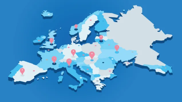 Image showing map of the EU
