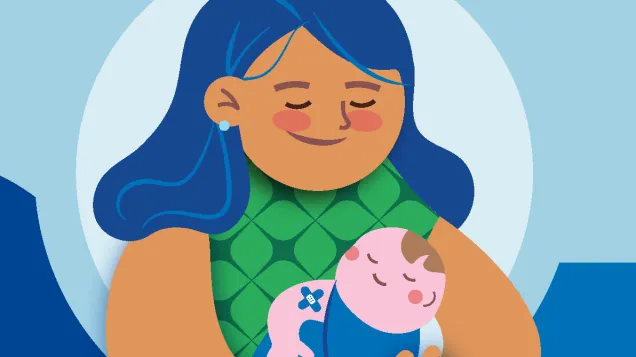 Image for infographic on childhood vaccination