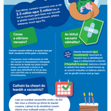 Cén fáth ar chóir dom mo leanbh a vacsaíniú?