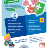 Meslinger, kusma og røde hunder - Tre sykdommer, én vaksine!