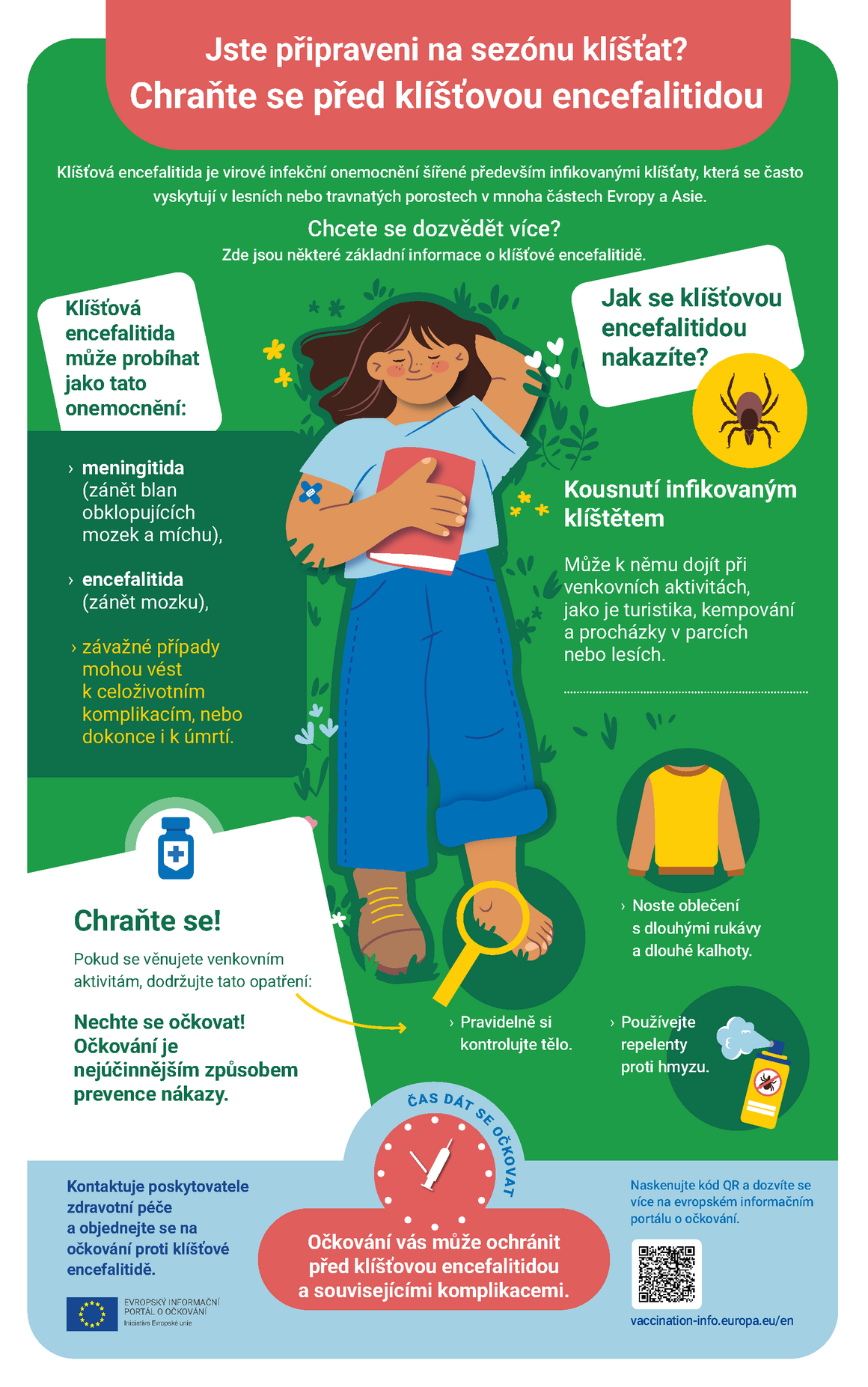Jste připraveni na sezónu klíšťat? Chraňte se před klíšťovou encefalitidou