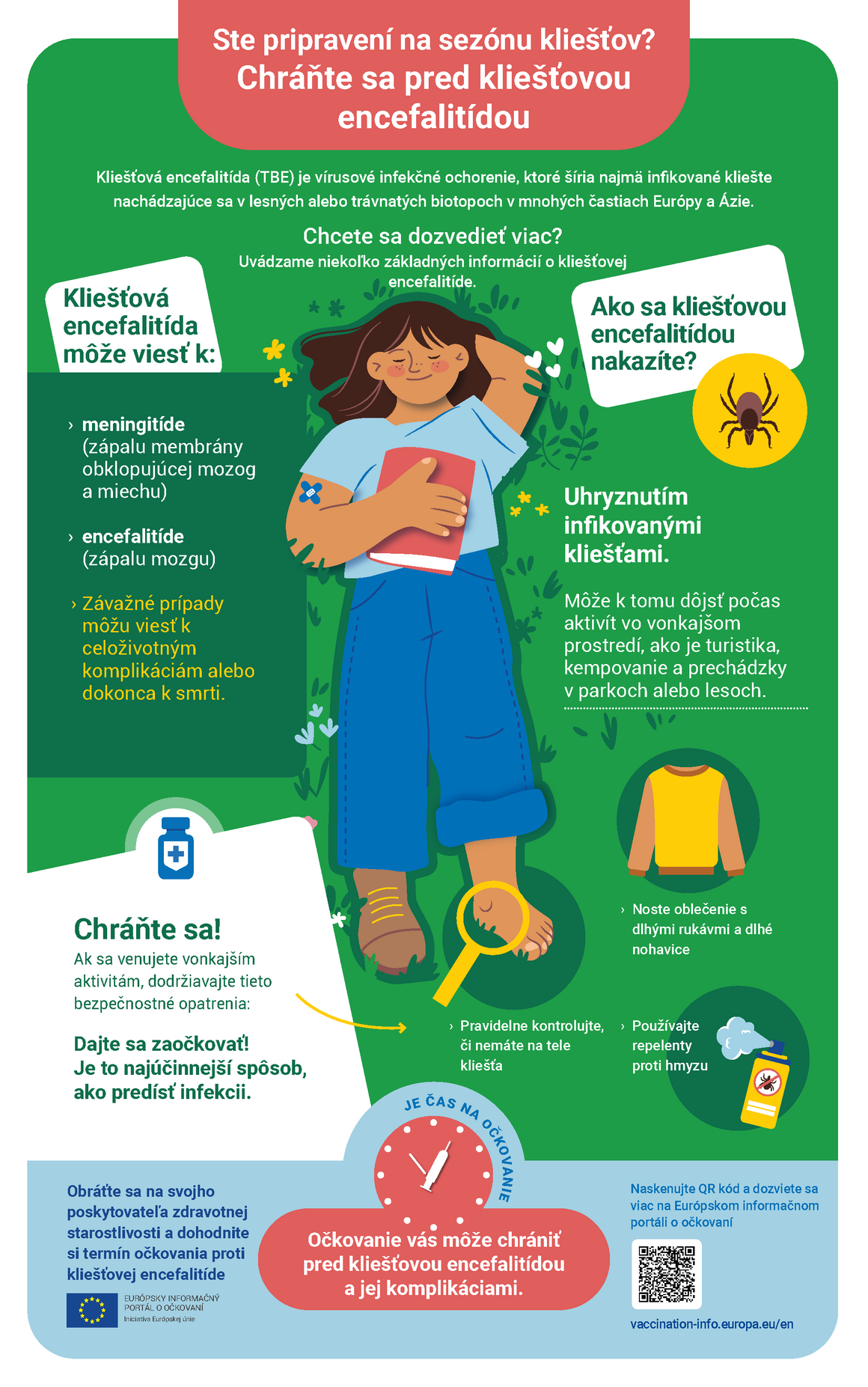 Ste pripravení na sezónu kliešťov? Chráňte sa pred kliešťovou encefalitídou