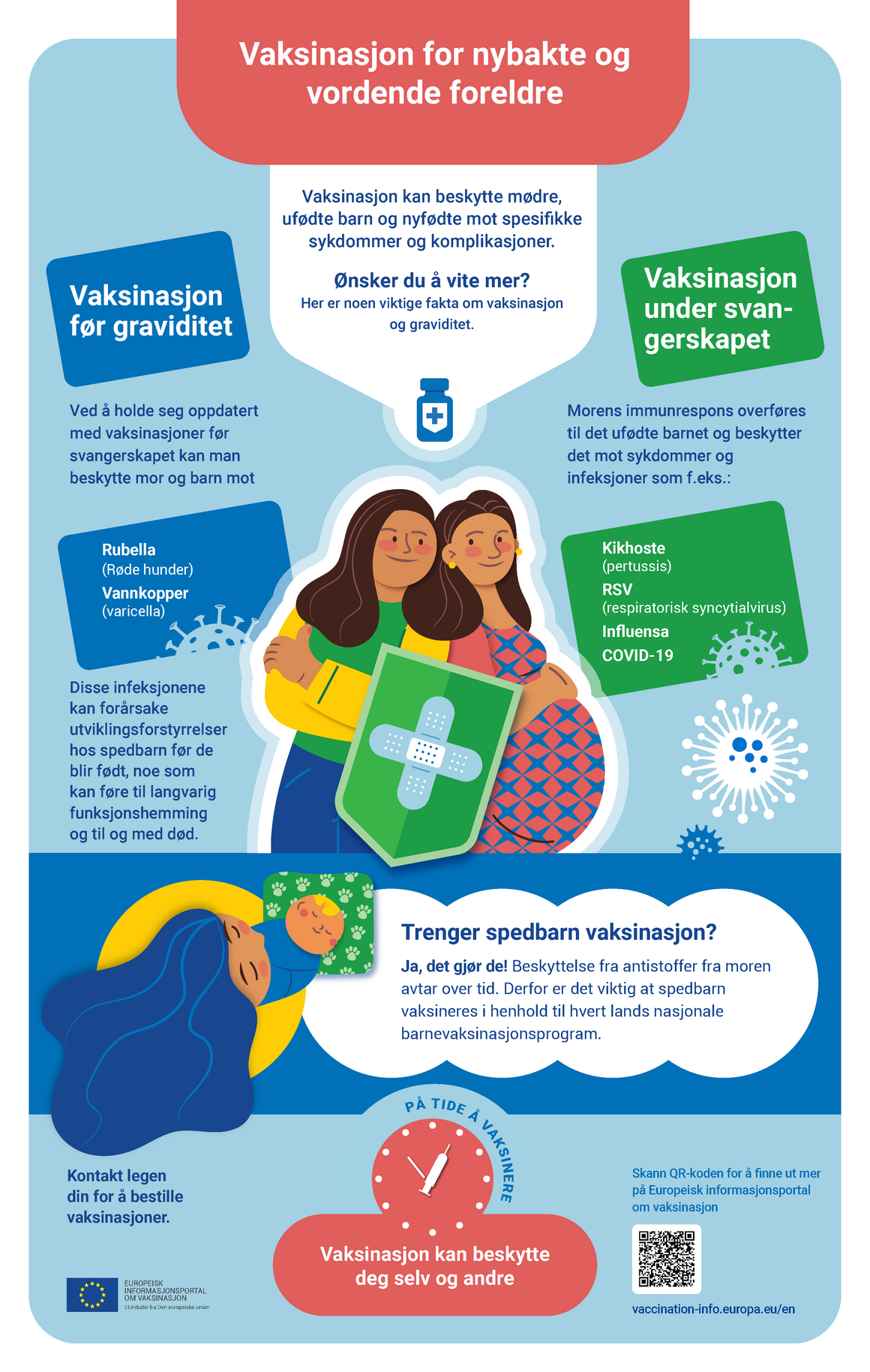 Vaksinasjon for nybakte og vordende foreldre