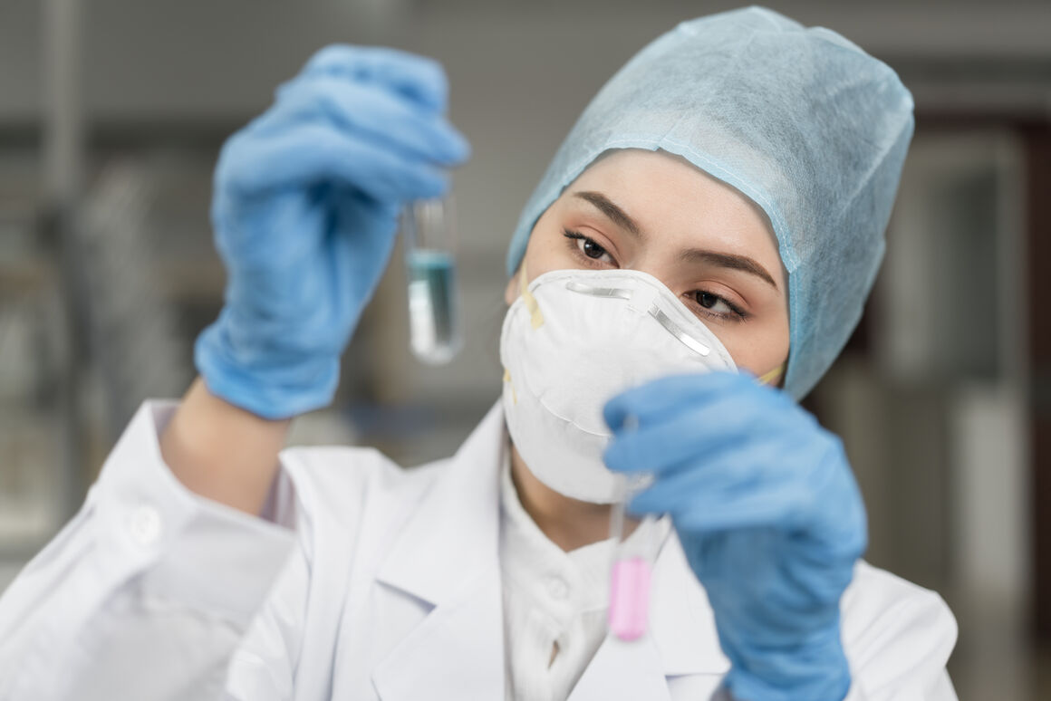 doctor with a vaccine
